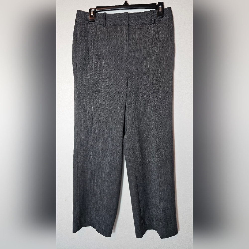 Ann Taylor Gray Pinstripe Dress Pants Women's Size 6 Petite